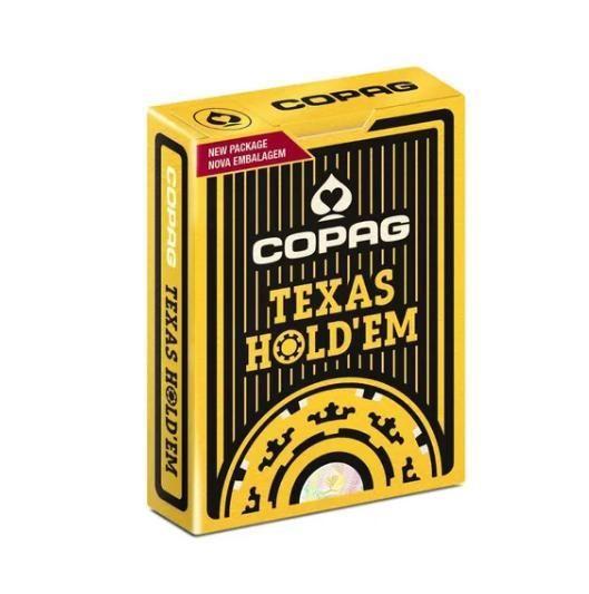 Imagem de Baralho Copag Texas Holdem Preto