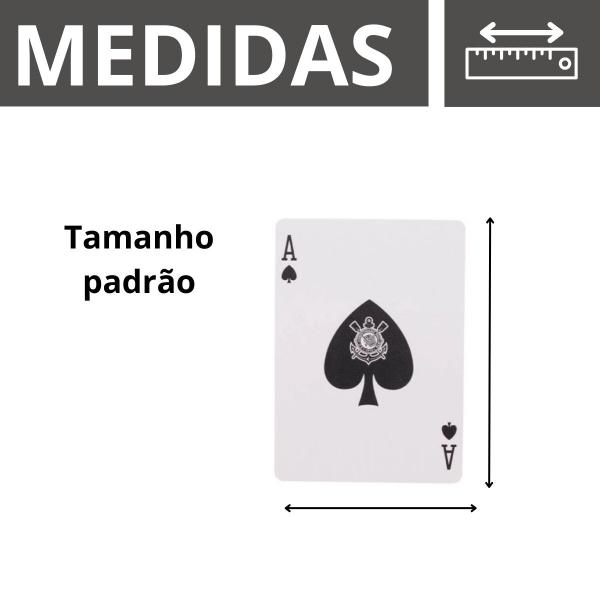 Imagem de Baralho Corinthians C/ 54 Cartas Naipes - Jogo de Cartas Zap Poker Truco - Licenciado E Oficial