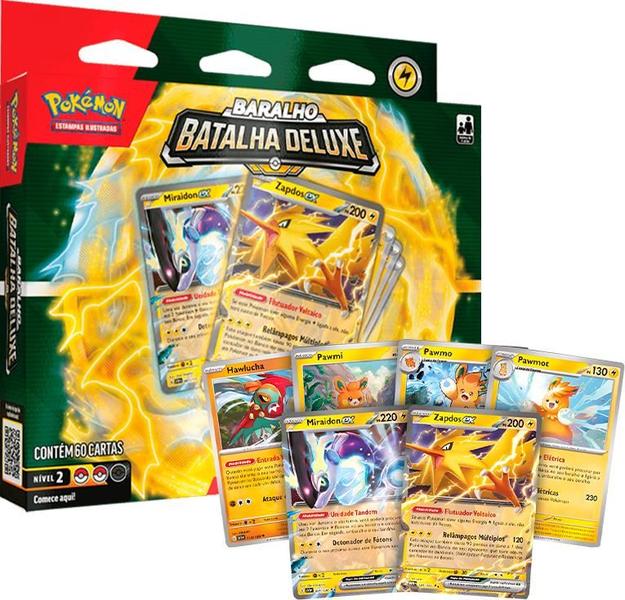 Imagem de Baralho De Batalha Deluxe Pokémon TCG Zapdos Ex