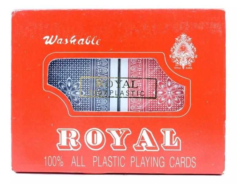 Imagem de Baralho De Cartas Royal Vermelho Tamanho 87