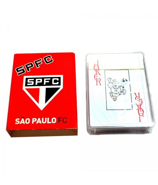 BARALHO DE PLÁSTICO - SAO PAULO F.C. - 01 unidade - mileno Imagem de BARALHO DE PLÁSTICO - SAO PAULO F.C. - 01 unidade