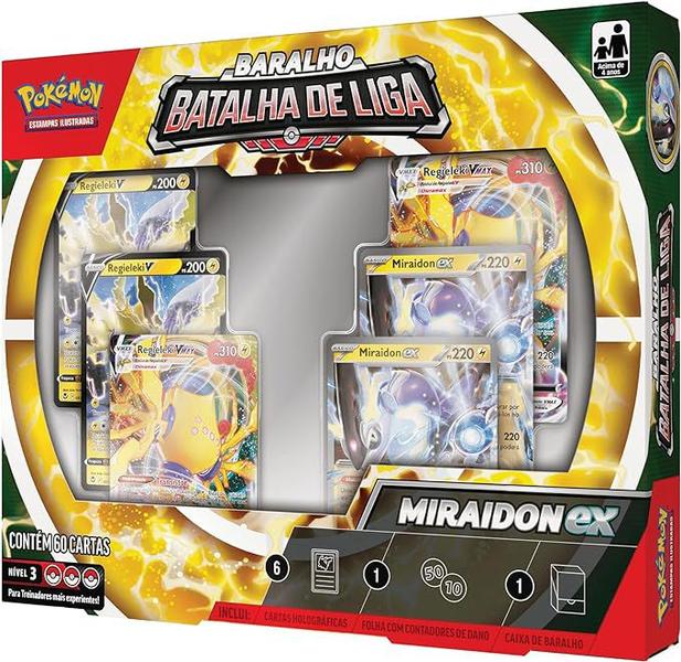 Imagem de Baralho / deck Batalha De Liga Pokémon Miraidon Ex Copag