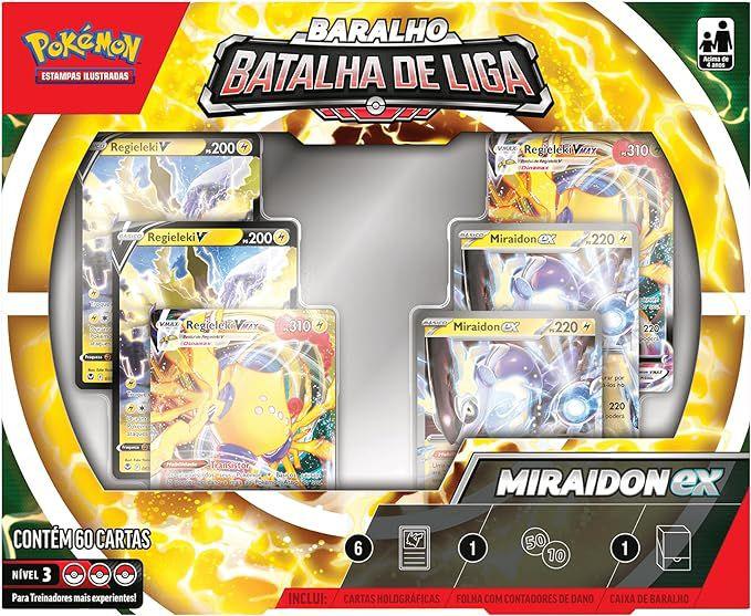 Imagem de Baralho / deck Batalha De Liga Pokémon Miraidon Ex Copag