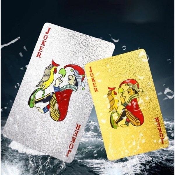 Imagem de Baralho Dolar Dourado Poker Truco Cartas Jogos MT066