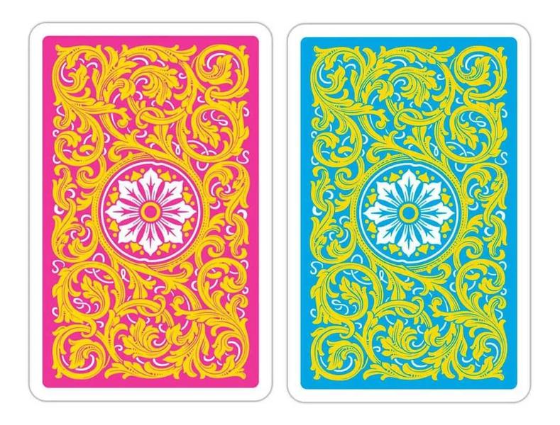 Baralho Duplo Estojo Plástico Naipe Grande Neo Rosa - Copag Imagem de Baralho Duplo Estojo Plástico Naipe Grande Neo Rosa - Copag