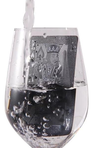 Baralho Flexivel Luxo Fosco Preto Black Prova D'água Cartas - ZEM Imagem de Baralho Flexivel Luxo Fosco Preto Black Prova D'água Cartas