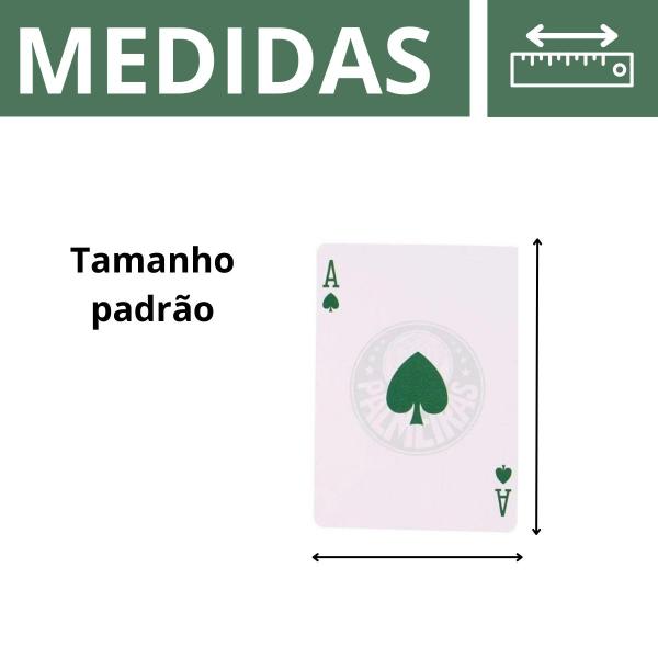 Imagem de Baralho Jogo de Mesa Palmeiras C/ 54 Cartas Naipes Poker Truco - Licenciado Oficial