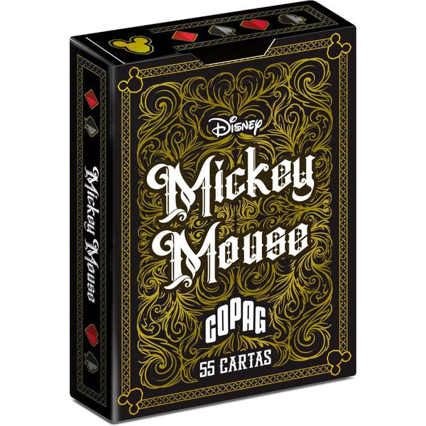 Imagem de Baralho Mickey Preto e Dourado - Single Deck - Copag