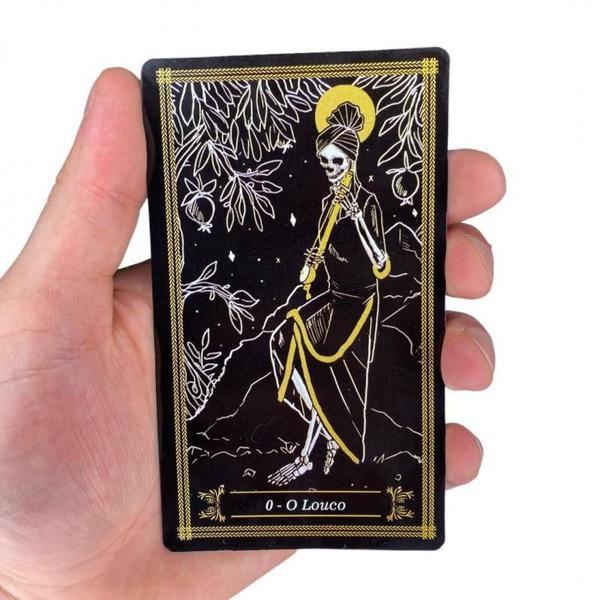 Imagem de Baralho O Tarot Negro 78 Cartas Completo Todos Os Arcanos