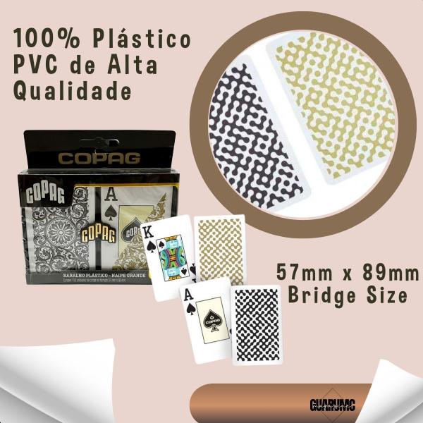 Baralho Plástico Copag Class Modern Estojo Com 2 Baralhos 91677 Imagem de Baralho Plástico Copag Class Modern Estojo Com 2 Baralhos 91677