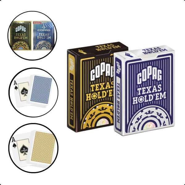 Baralho Plástico Texas Hold'em NG - Poker Size Copag 01 cx 90856 Imagem de Baralho Plástico Texas Hold'em NG - Poker Size Copag 01 cx 90856