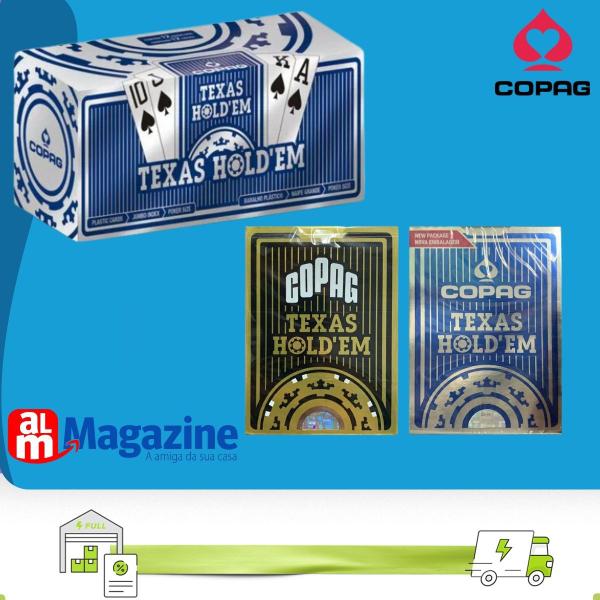 Baralho Plástico Texas Hold'em NG - Poker Size Copag 01 cx 90856 Imagem de Baralho Plástico Texas Hold'em NG - Poker Size Copag 01 cx 90856
