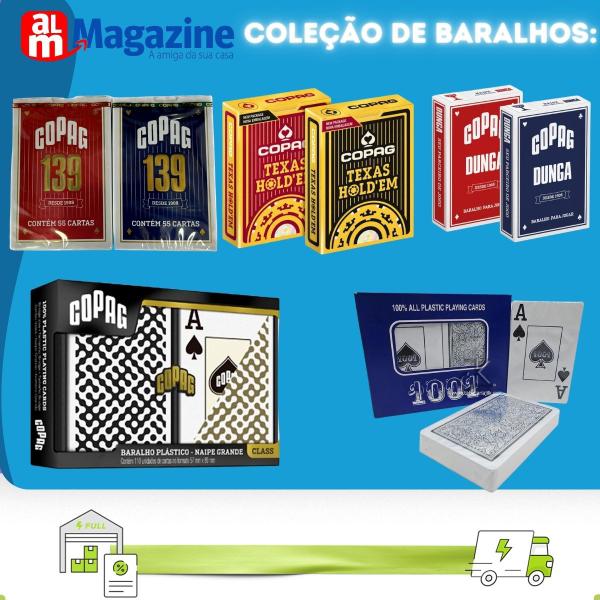 Baralho Plástico Texas Hold'em NG - Poker Size Copag 01 cx 90856 Imagem de Baralho Plástico Texas Hold'em NG - Poker Size Copag 01 cx 90856