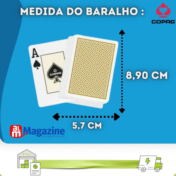 Baralho Plástico Texas Hold'em NG - Poker Size Copag 01 cx 90856 Imagem de Baralho Plástico Texas Hold'em NG - Poker Size Copag 01 cx 90856