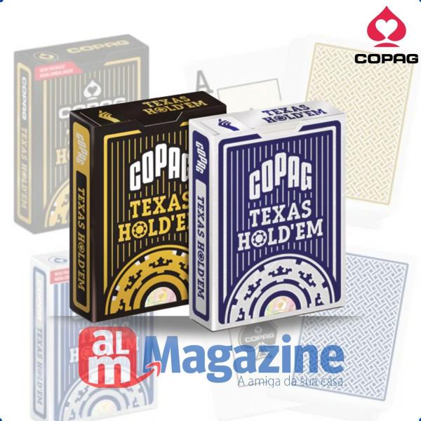 Baralho Plástico Texas Hold'em NG - Poker Size Copag 01 cx 90856 Imagem de Baralho Plástico Texas Hold'em NG - Poker Size Copag 01 cx 90856