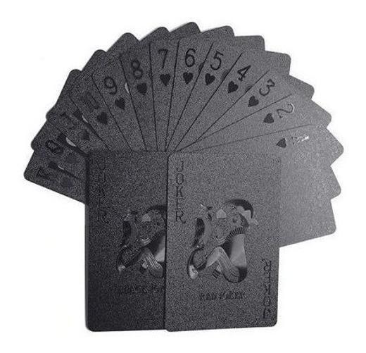 Baralho Preto Dollar Poker Cartas Jogos Prova D'Água - Top Total Imagem de Baralho Preto Dollar Poker Cartas Jogos Prova D'Água