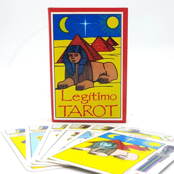 Imagem de Baralho Tarô Legítimo Tarot Egípcio 40 Cartas c/ Manual