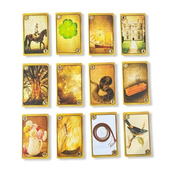 Imagem de Baralho Tarot A Magia Das Cartas Ciganas Amarelo 36 Cartas