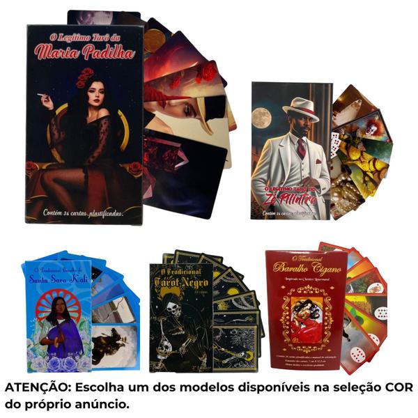 Imagem de Baralho Tarot Cigano Waite Marselha Laminado - Escolha o Seu