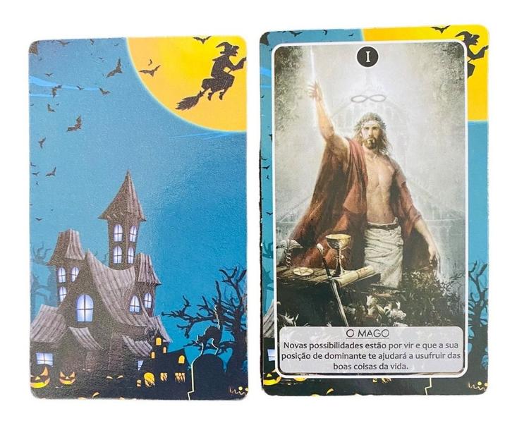 Imagem de Baralho Tarot Das Bruxas P Iniciantes 22 Cartas Plastificada