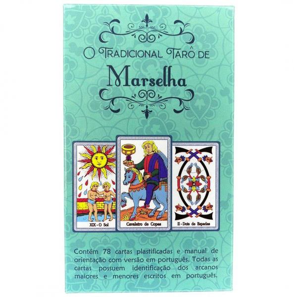 Imagem de Baralho Tarot de Marselha Completo e Plastificado 78 Cartas