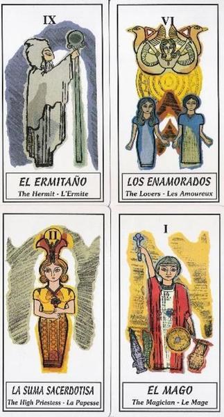 Baralho Tarot Las Huellas De Hispania - Fournier Imagem de Baralho Tarot Las Huellas De Hispania