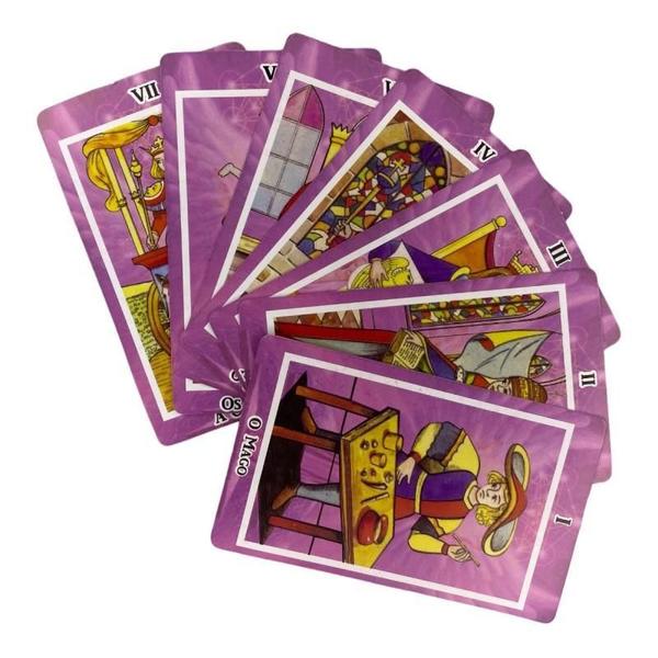 Imagem de Baralho Tarot Oráculo Deck Cigano Jogo De Cartas - Selecione