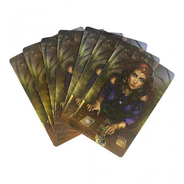 Imagem de Baralho Tarot Oráculo Deck Cigano Jogo De Cartas - Selecione