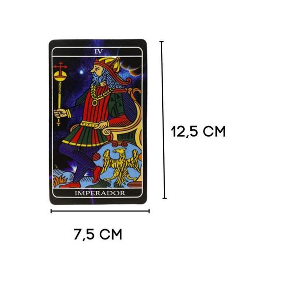 Imagem de Baralho Tarot Oráculo Deck Jogo De Cartas Grande - Selecione