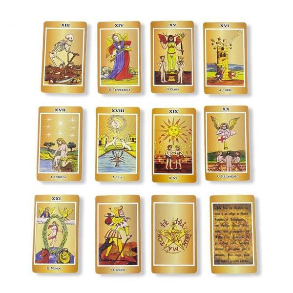 Imagem de Baralho Tarot Oráculo Deck Jogo De Cartas Grande - Selecione