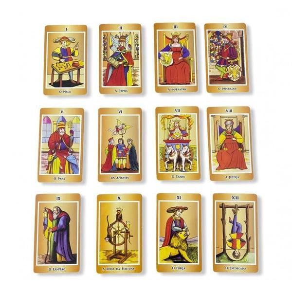 Imagem de Baralho Tarot Oráculo Deck Jogo De Cartas Grande - Selecione