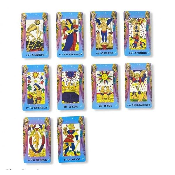 Imagem de Baralho Tarot Oráculo Deck Jogo De Cartas Grande - Selecione