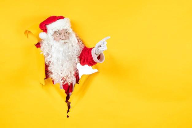 Imagem de Barba Papai Noel Artificial Cacheada C/ Elástico Festa Natal