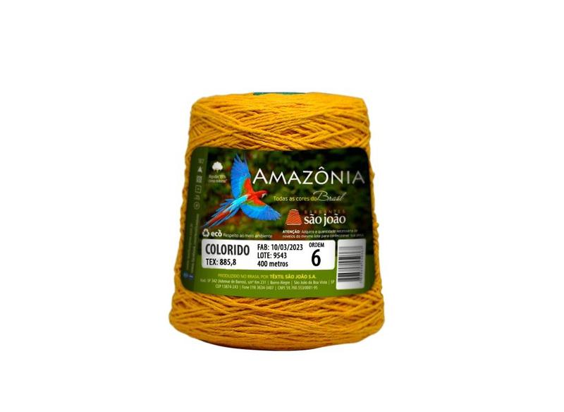 Imagem de Barbante Amazonia 400g Fio 6 Crochê Tricô