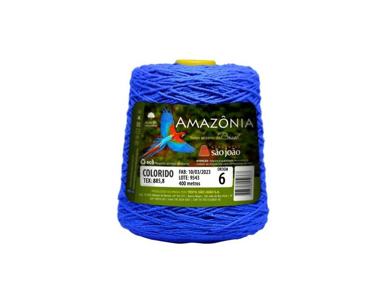 Imagem de Barbante Amazonia 400g Fio 6 Crochê Tricô