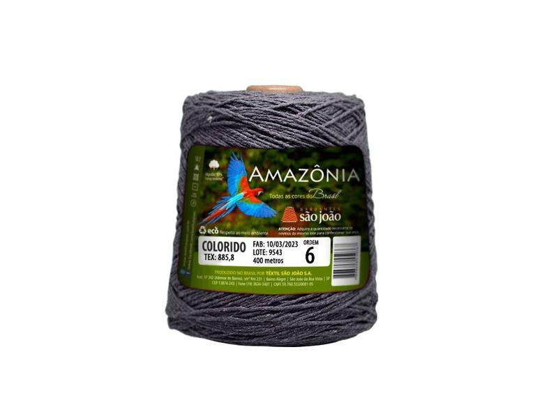 Imagem de Barbante Amazonia 400g Fio 6 Crochê Tricô