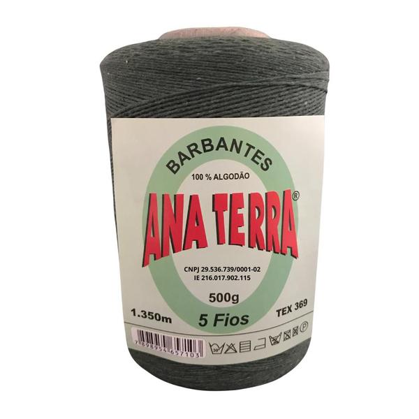 Barbante Ana Terra Verde Amazônia - 500 Gr - Fio 5 - 1350m - Barbantes Ana Terra Imagem de Barbante Ana Terra Verde Amazônia - 500 Gr - Fio 5 - 1350m