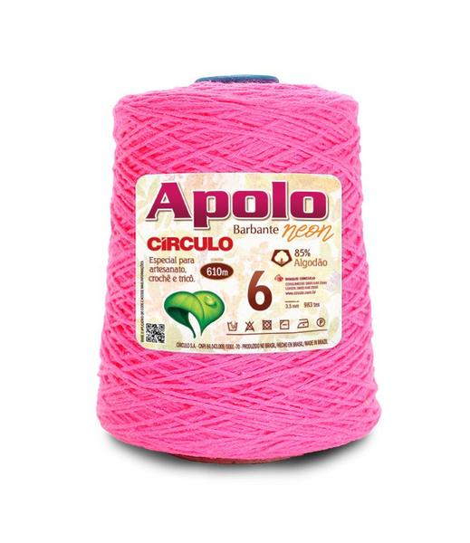 Imagem de Barbante Apolo Eco Circulo 600g Fio 6 Cores Neon