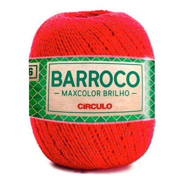 Imagem de Barbante Barroco Maxcolor Malagueta Brilho Ouro 200g Cor 3501