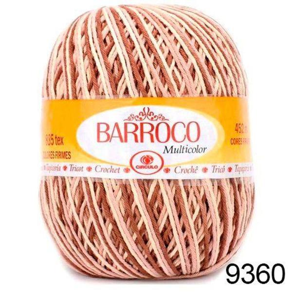 Barbante Barroco Multicolor 400g Nº 6 - Círculo Imagem de Barbante Barroco Multicolor 400g Nº 6 - Círculo