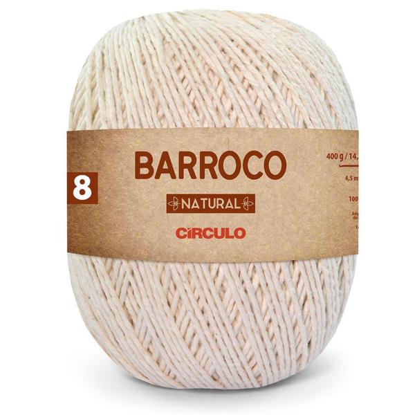 Imagem de Barbante Barroco Natural 400g Círculo - Círculo S/a