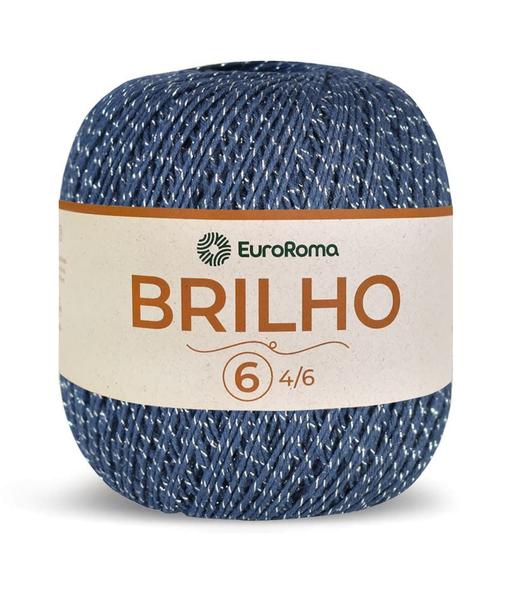 Imagem de Barbante Brilho Euroroma nº6 Ouro e Prata - 406m/400g