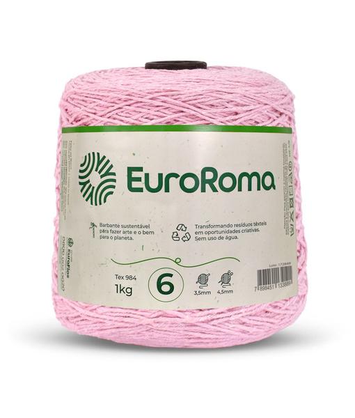 Imagem de  Barbante Colorido Euroroma 1kg Nº6 Crochê e Tricô