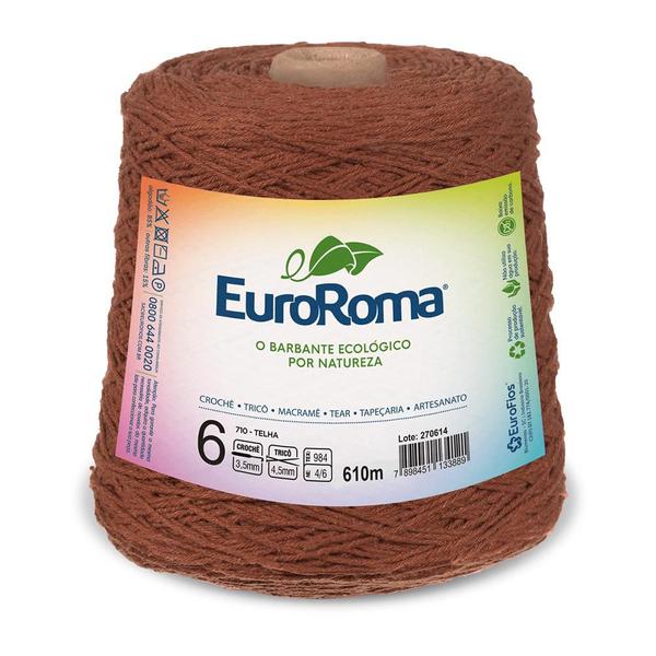 Imagem de Barbante Colorido nº6 c/ 600g EuroRoma - Telha