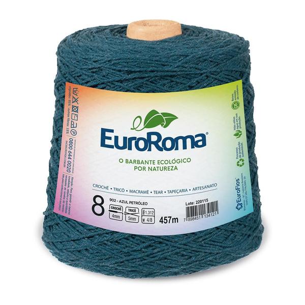 Imagem de Barbante Colorido nº8 c/ 600g EuroRoma - Azul Petróleo