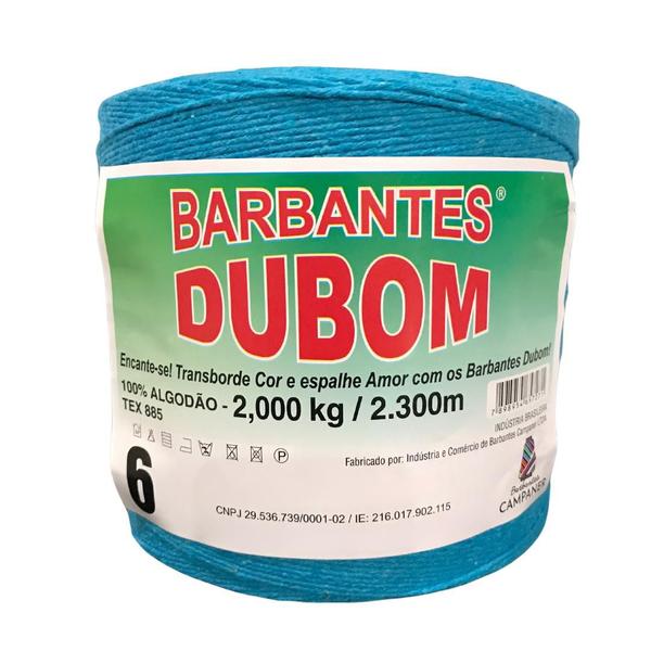 Imagem de Barbante Dubom Azul Turquesa - 2 Kg - Fio 6 - 2300m