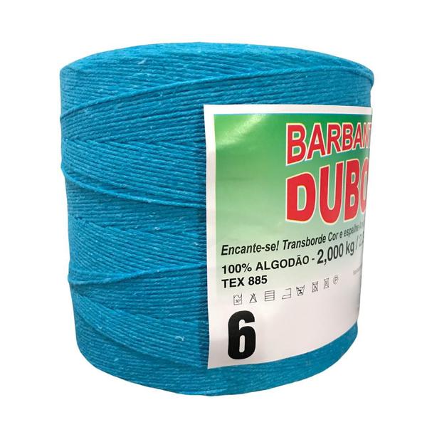 Imagem de Barbante Dubom Azul Turquesa - 2 Kg - Fio 6 - 2300m