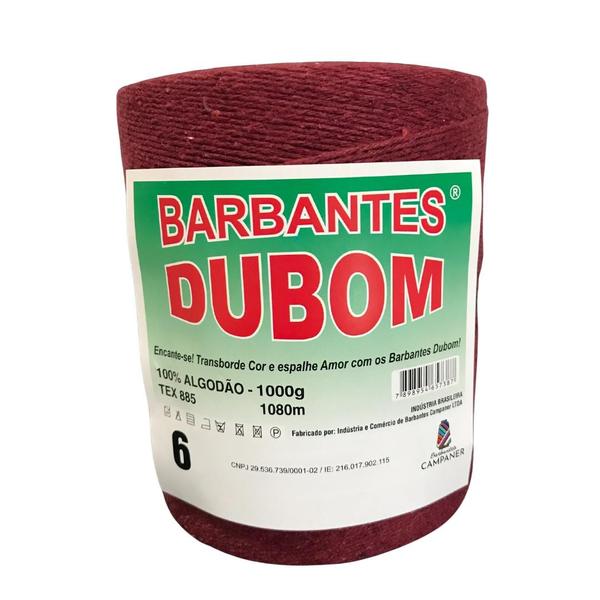 Barbante Dubom Bordo - 1 Kg - Fio 6 - Barbantes Dubom Imagem de Barbante Dubom Bordo - 1 Kg - Fio 6