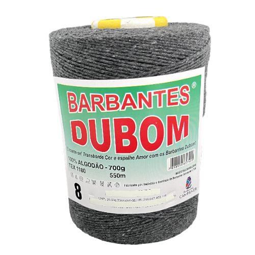 Imagem de Barbante Dubom Grafite - 700Gr - Fio 8 - 550m