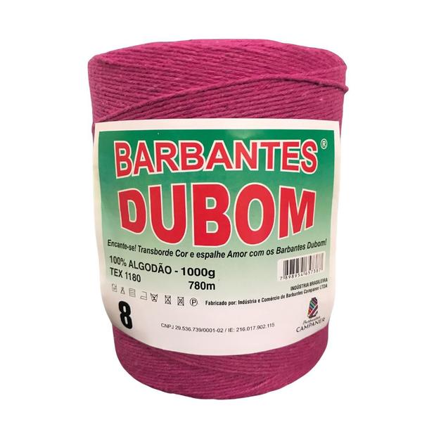 Imagem de Barbante Dubom Magenta - 1Kg - Fio 8 - 780m